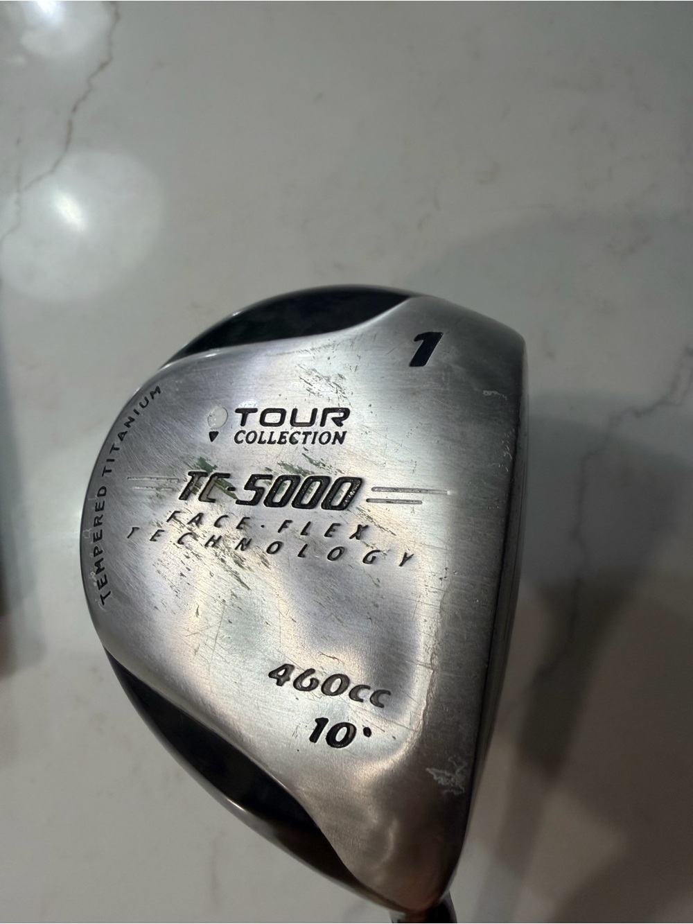 TC-5000 10° Driver 460cc - Silver/Black golf club 1 wood right handed